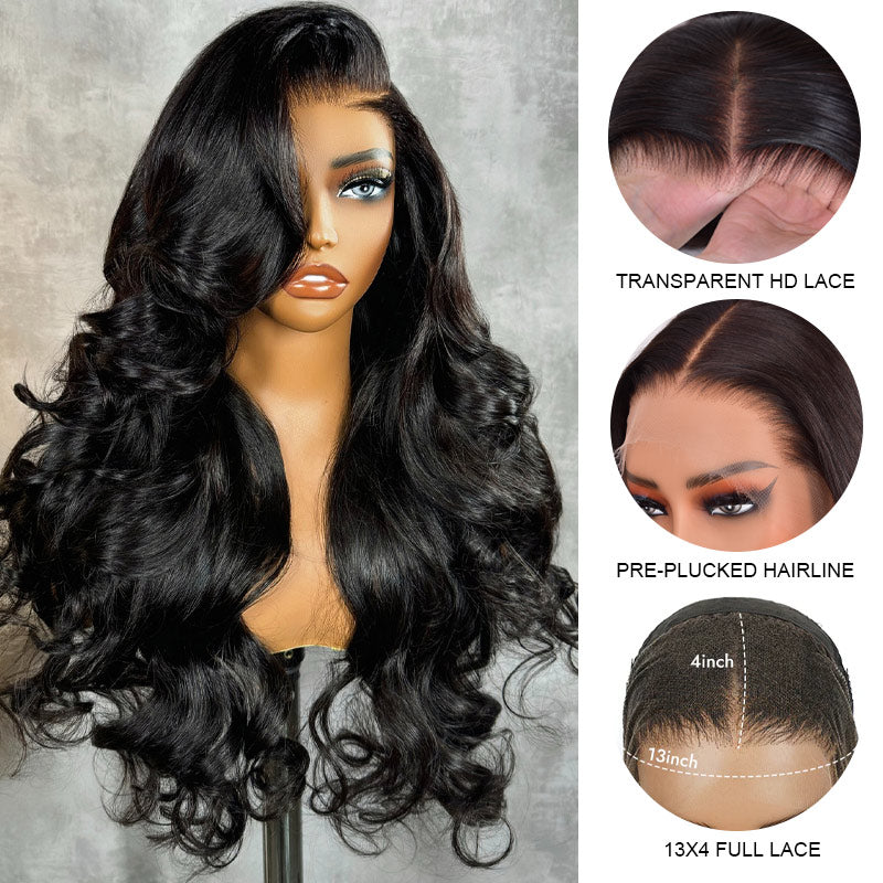 13x4-HD-Transparent-Lace-Frontal-Human-Hair-Wig-Glueless-Wigs-Pre-Plucked-180_-Density-Body-Wave-Lace-Front-Wig-elisahair