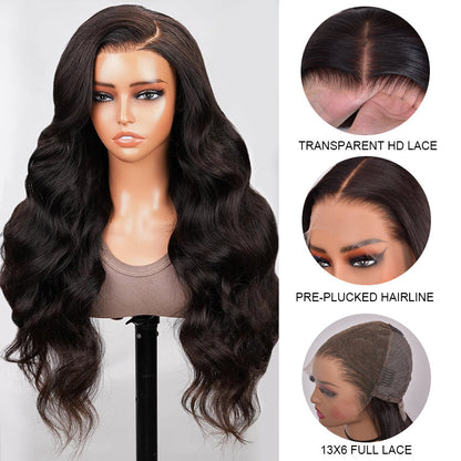 13x6-Lace-Front-Wigs-Human-Hair-Pre-Plucked-180-Density-26-Inch-HD-Body-Wave-Lace-Front-Wigs-Human-Hair-10A-Frontal-Wigs-Human-Hair-wigs-for-Women-Glueless-Wigs-Human-Hair-Pre-Plucked
