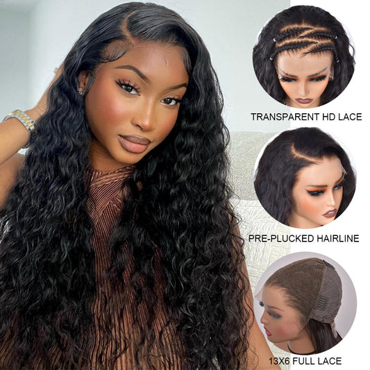 13x6-Water-Wave-Lace-Front-Wigs-Human-Hair-Wigs-HD-Transparent-Wet-and-Wavy-Lace-Front-Wigs-Human-Hair-Glueless-Deep-Curly-Lace-Frontal-Wigs-Human-Hair-Pre-Plucked-for-Women-elisahair