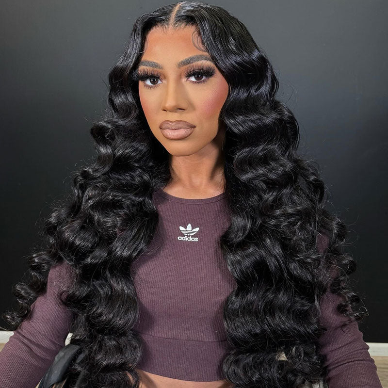 Loose Deep Wave 4x6 Pre Cut HD Lace Closure Wig Wear & Go Glueless 100% Human Hair Wig-Elisahair