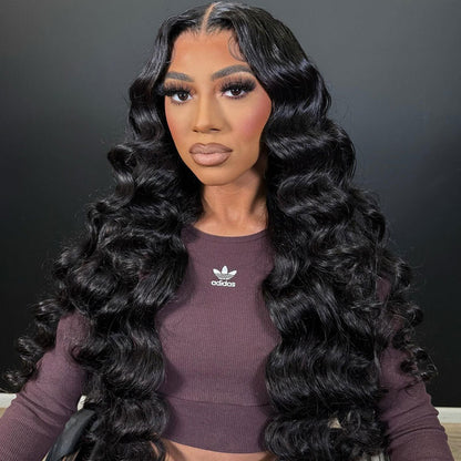 Loose Deep Wave 4x6 Pre Cut HD Lace Closure Wig Wear & Go Glueless 100% Human Hair Wig-Elisahair