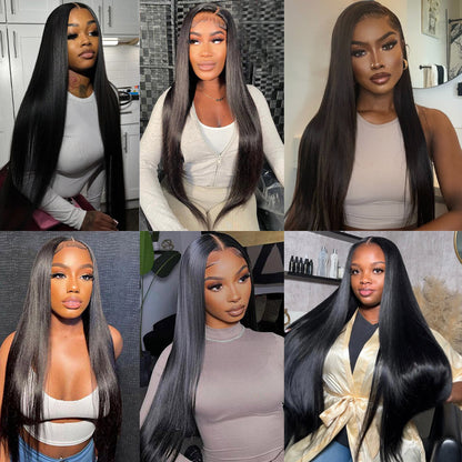 Pre-Cut-4x6-HD-Transparent-Lace-Closure-Wig-Straight-Human-Hair-Wig-Pre-Plucked-With-Baby-Hair-ElisaHair