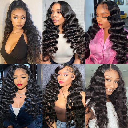 Loose Deep Wave 4x6 Pre Cut HD Lace Closure Wig Wear & Go Glueless 100% Human Hair Wig-Elisahair